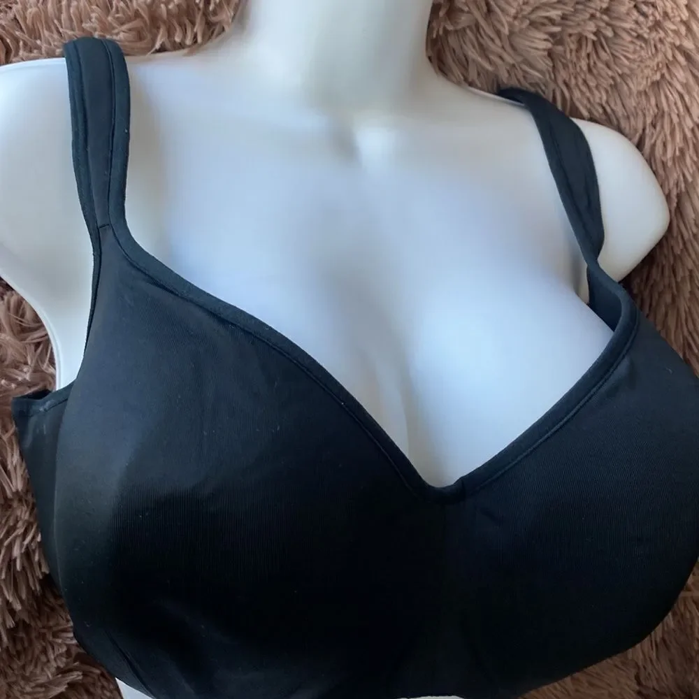 Lane Bryant Cacique lightly lined Balconette Bra Black 40F